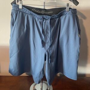 Eddie Bauer Men's Blue Lounge Shorts
